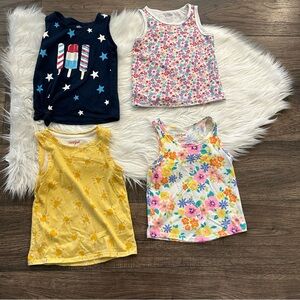 Assortment of summer tank tops for girls